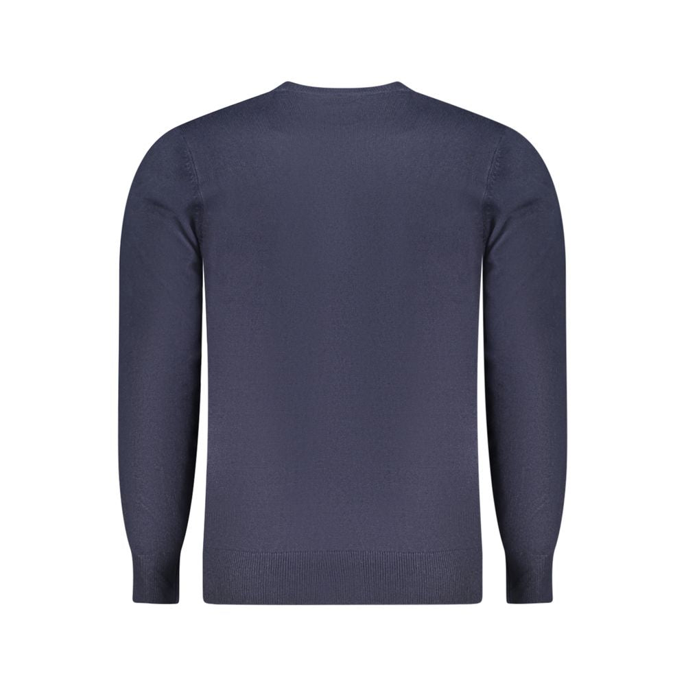 Blue acrylic men's sweater by North Sails, featuring a classic knit design and crew neckline.