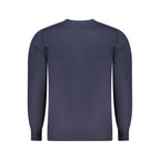 Blue acrylic men's sweater by North Sails, featuring a classic knit design and crew neckline.