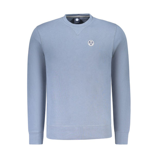 North Sails Blue Cotton Sweatshirt North Sails