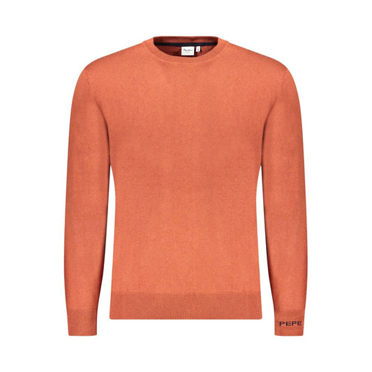 Pepe Jeans Marrone Cotton Men Sweater Pepe Jeans