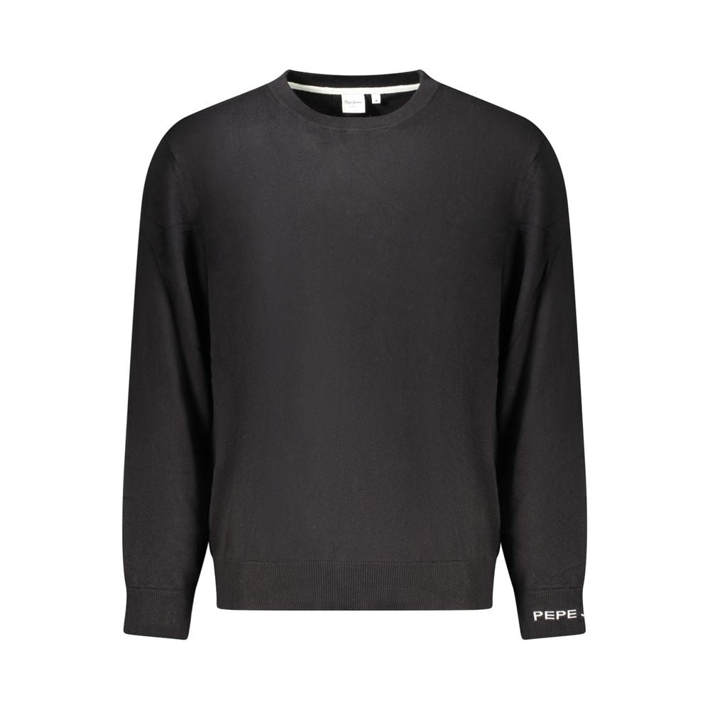 Pepe Jeans Black Cotton Men's Sweater - Eljoys Fashion 