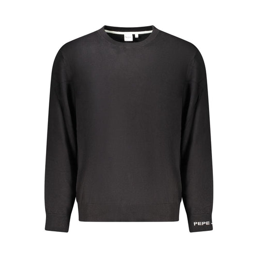 Pepe Jeans Black Cotton Men's Sweater Pepe Jeans