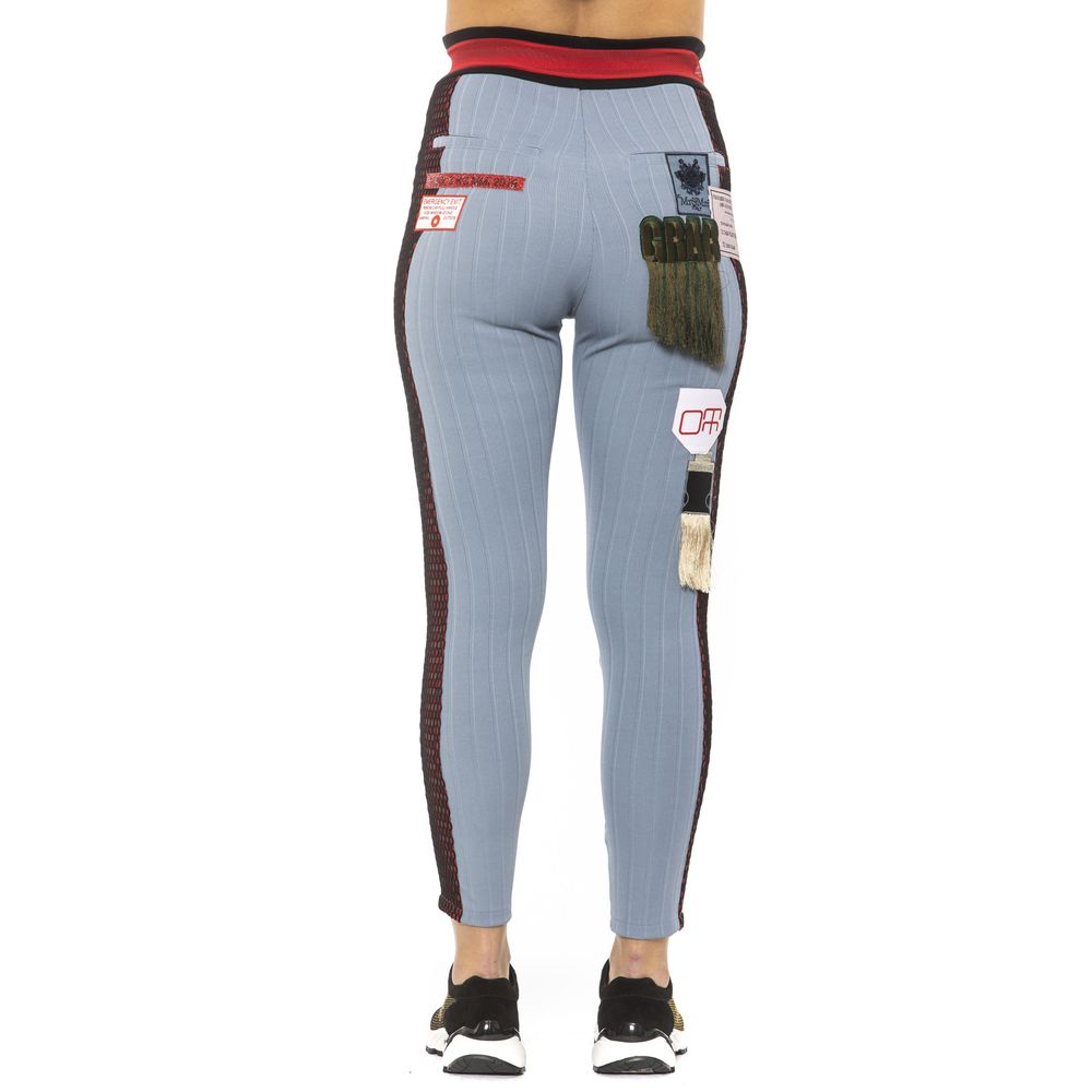 Mr&Mrs Italy Light Blue Cotton Women Legging