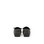 Gray Nubuck Leather Moccasins by Tod's featuring classic slip-on design and subtle stitching details.