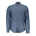Gant Blue Linen Men's Shirt Gant