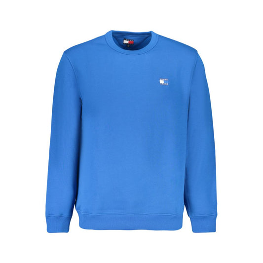 Tommy Hilfiger Blue Cotton Men's Sweatshirt Tommy Hilfiger