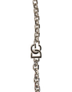 Dolce & Gabbana Black Leather Pearl Chain Bag Accessory Shoulder Strap - Eljoys Fashion 