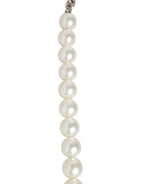 Dolce & Gabbana Black Leather Pearl Chain Bag Accessory Shoulder Strap - Eljoys Fashion 
