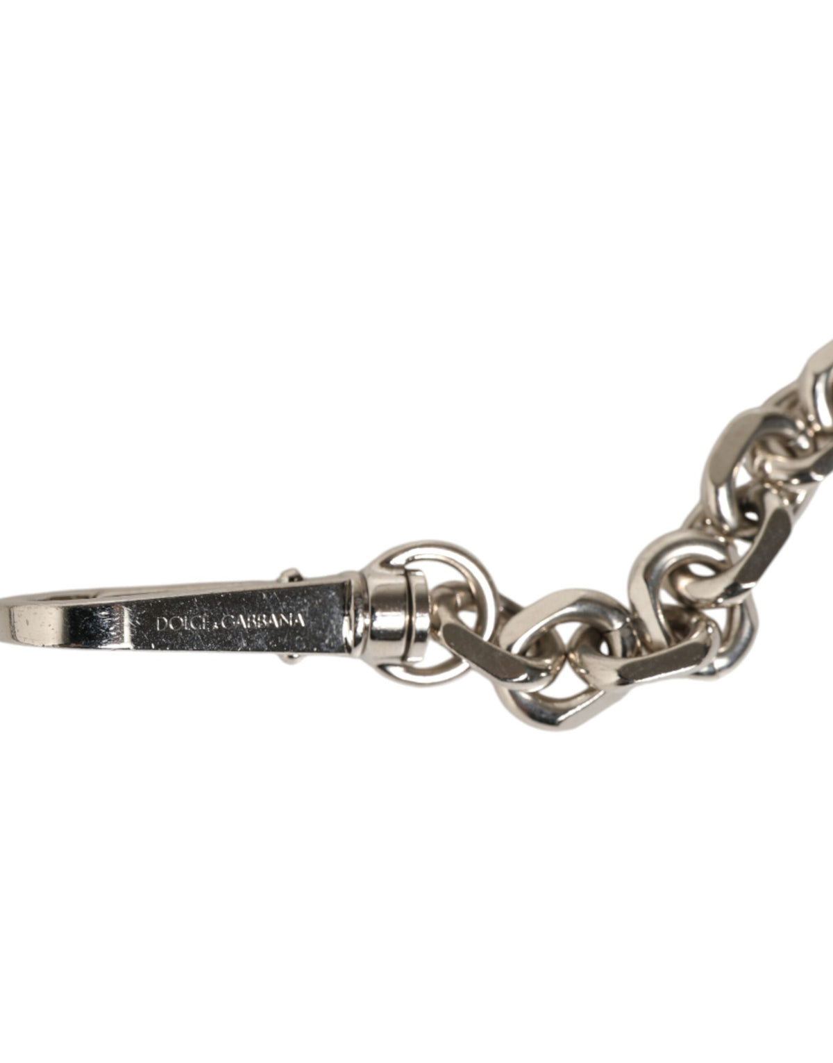 Dolce & Gabbana Black Leather Pearl Chain Bag Accessory Shoulder Strap - Eljoys Fashion 