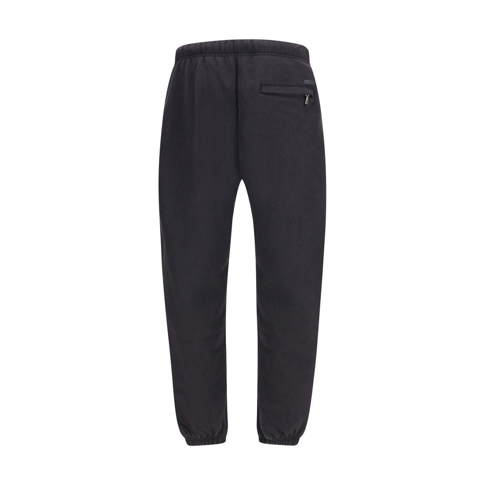 Dolce & Gabbana Black Cotton Joggers Workout Pants