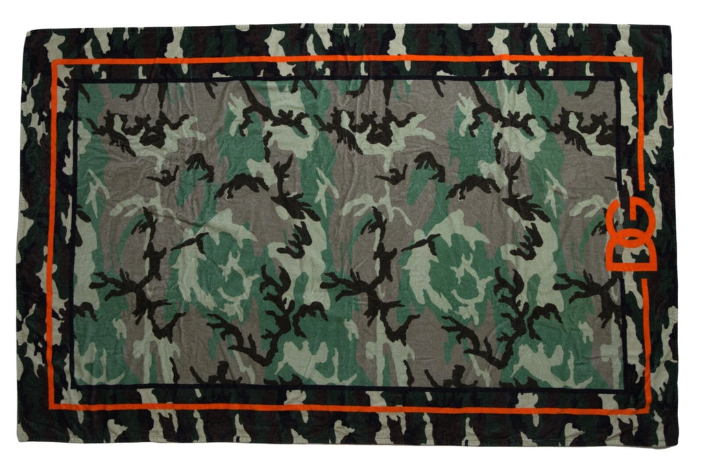 Dolce & Gabbana Multicolor Printed Cotton Wrap Shawl Scarf Dolce & Gabbana