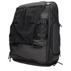 Gray fabric Piquadro backpack with adjustable straps and multiple compartments, designed for everyday use.