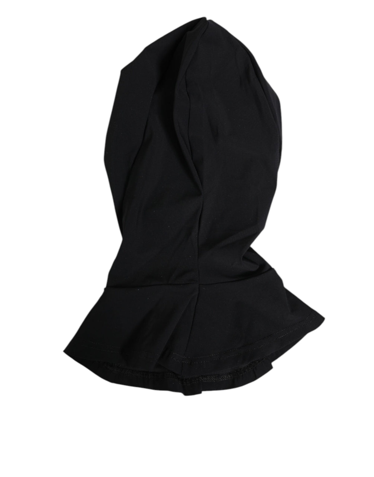 Dolce & Gabbana Black Nylon Elastane Balaclava Hood Face Cover Hat - Eljoys Fashion 