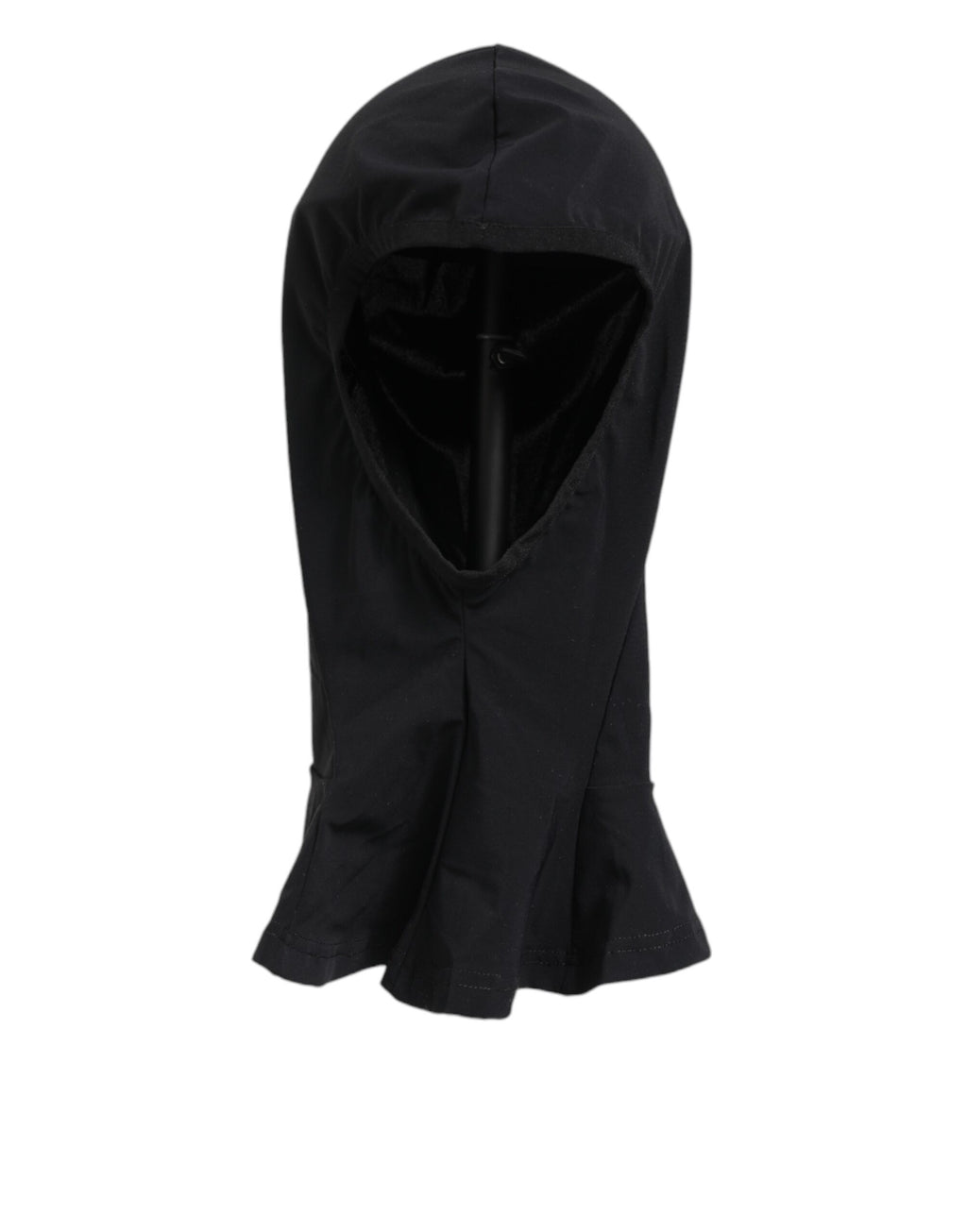 Dolce & Gabbana Black Nylon Elastane Balaclava Hood Face Cover Hat - Eljoys Fashion 