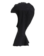 Dolce & Gabbana Black Nylon Elastane Balaclava Hood Face Cover Hat - Eljoys Fashion 