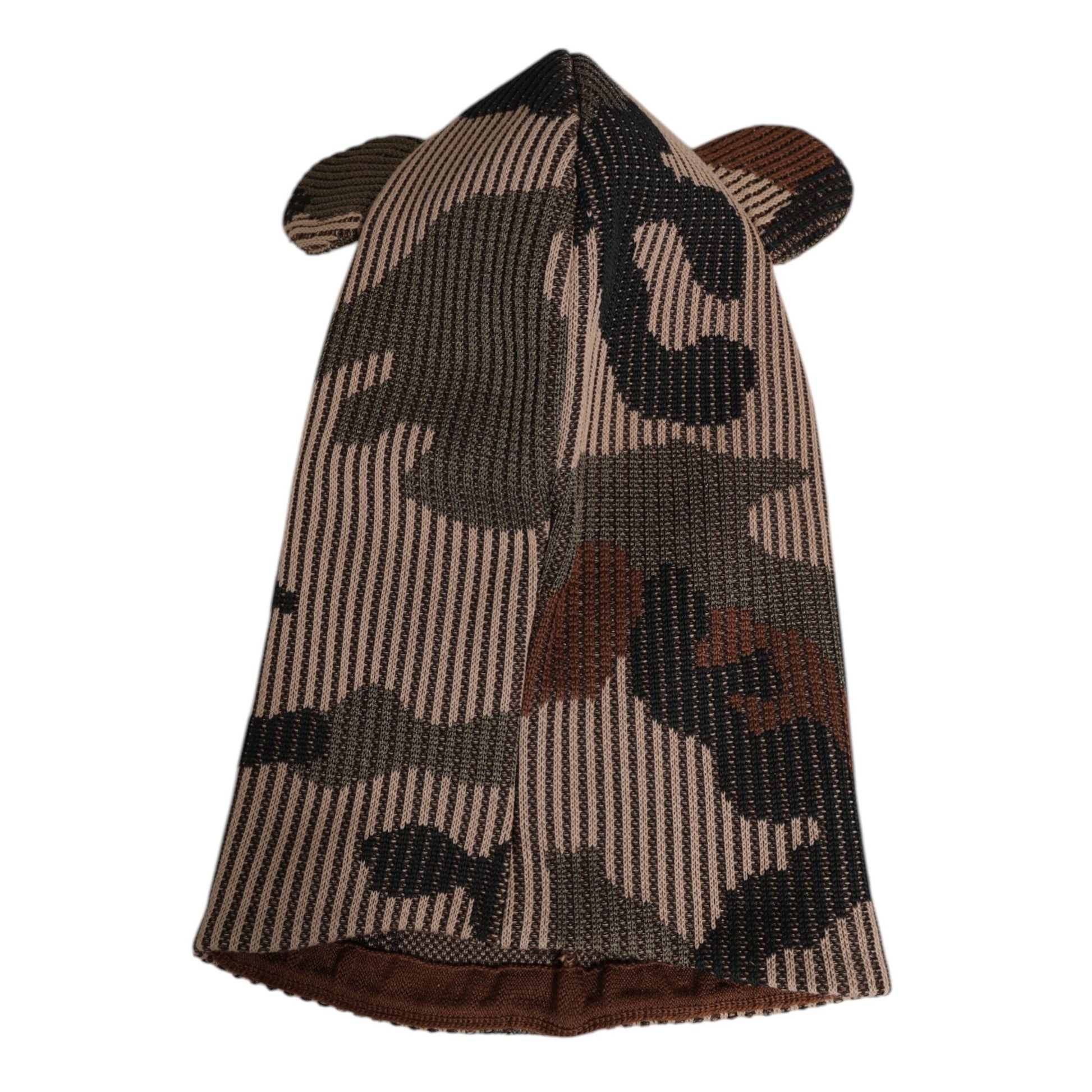 Dolce & Gabbana Multicolor Camouflage Balaclava Mask Men Cap One Size Hat