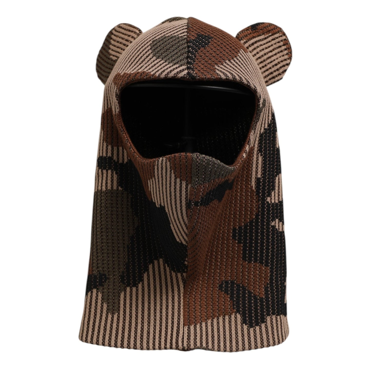 Dolce & Gabbana Multicolor Camouflage Balaclava Mask Men Cap One Size Hat
