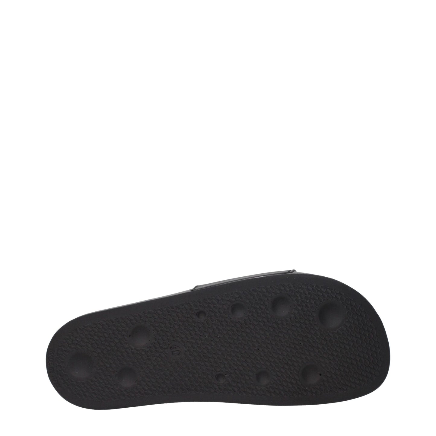 Palm Angels Black Cotton Slippers Palm Angels