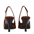 Stella McCartney Brown Leather High Heel Pumps