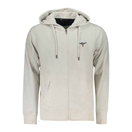 Accademia Militare Gray Cotton Men Hoodie Accademia Militare