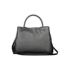 Twinset black polyurethane women's tote bag with sleek design and spacious interior, ideal for everyday use.