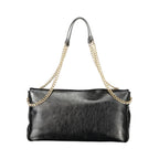 Twinset Nero shoulder bag made of polyurethane, stylish women’s handbag with a sleek design and shoulder strap.