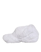 Dolce & Gabbana White Modacrylic Rapper Men Baseball Capello Hat