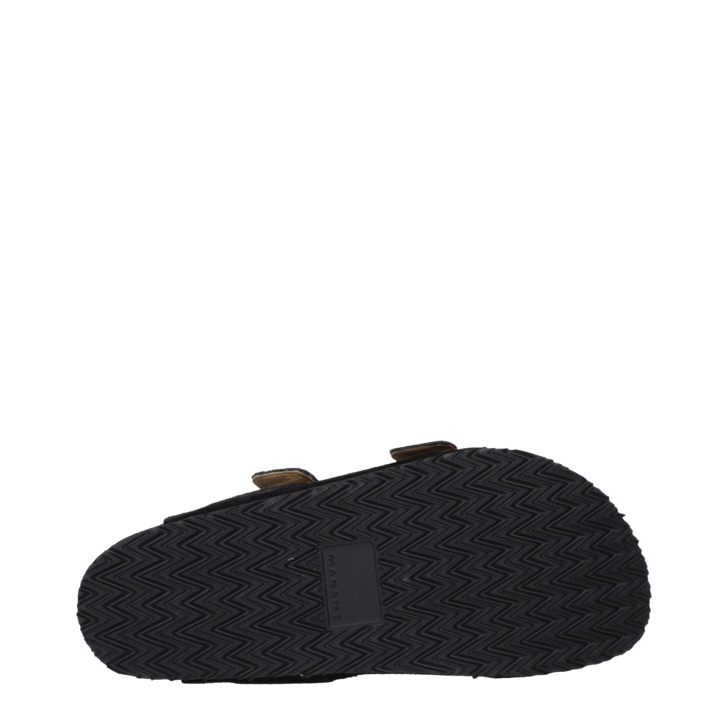 Isabel Marant Black Leather Slippers