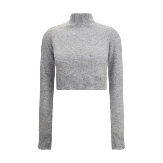 Max Mara Gray Cashmere Sweatshirt Max Mara