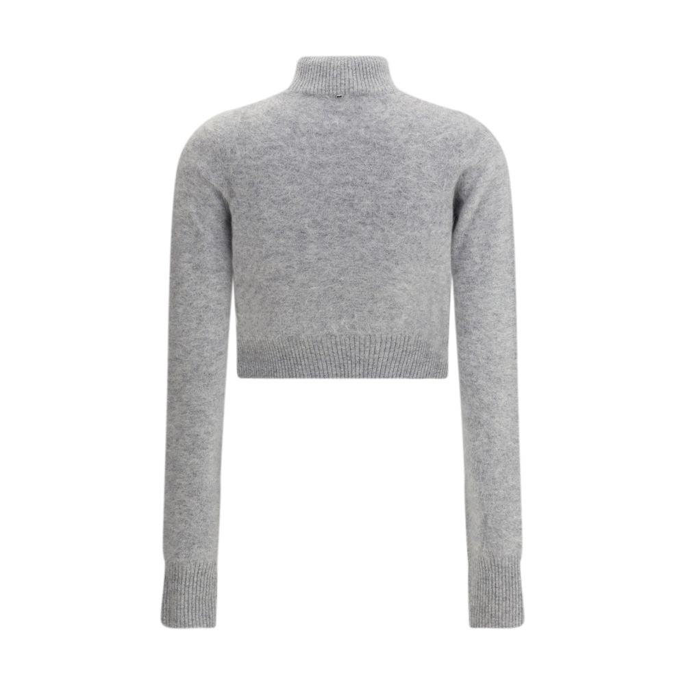 Max Mara Gray Cashmere Sweatshirt Max Mara