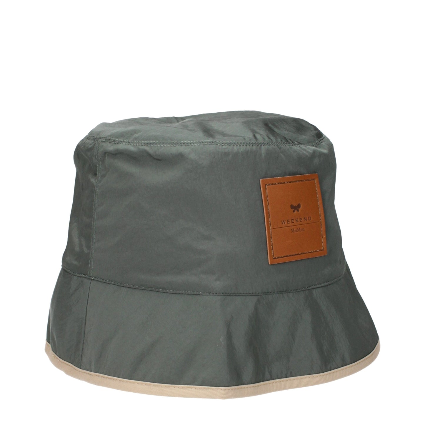 Max Mara Green Polyamide Bucket Hat Max Mara