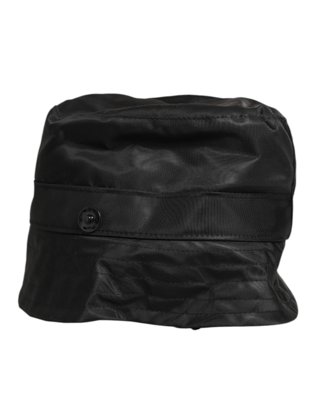 Dolce & Gabbana Black PVC Wide Brim Men Bucket Capello Hat - Eljoys Fashion 