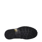 Off-White black leather slip-on loafers with sleek design and minimal detailing, showcasing a stylish and comfortable footwear option.