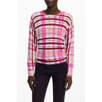 Desigual Pink Viscose Sweater Desigual