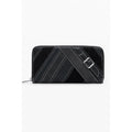 Desigual Nero polyurethane women's wallet with multiple card slots and zip coin compartment, stylish and functional accessory.