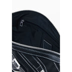 Desigual Nero Poliuretano Women Shoulder Bag Desigual