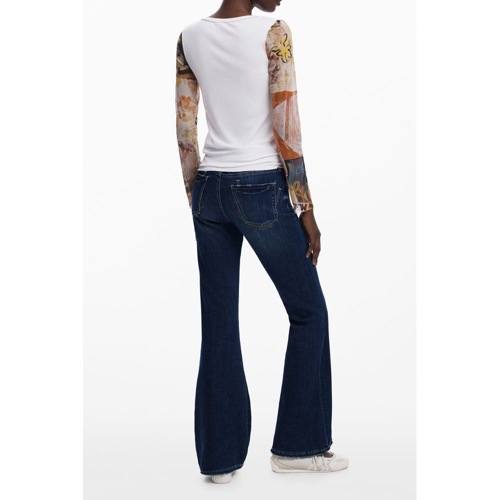 Desigual White Polyester Women Sweater Desigual