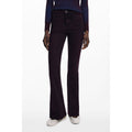 Desigual Viola cotton women's jeans featuring classic fit and blue denim fabric, displayed on a hanger.