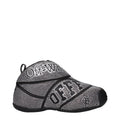 Off-White black cotton sneakers with stylish design and logo details, featuring a comfortable fit and casual athletic style.