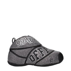 Off-White black cotton sneakers with stylish design and logo details, featuring a comfortable fit and casual athletic style.