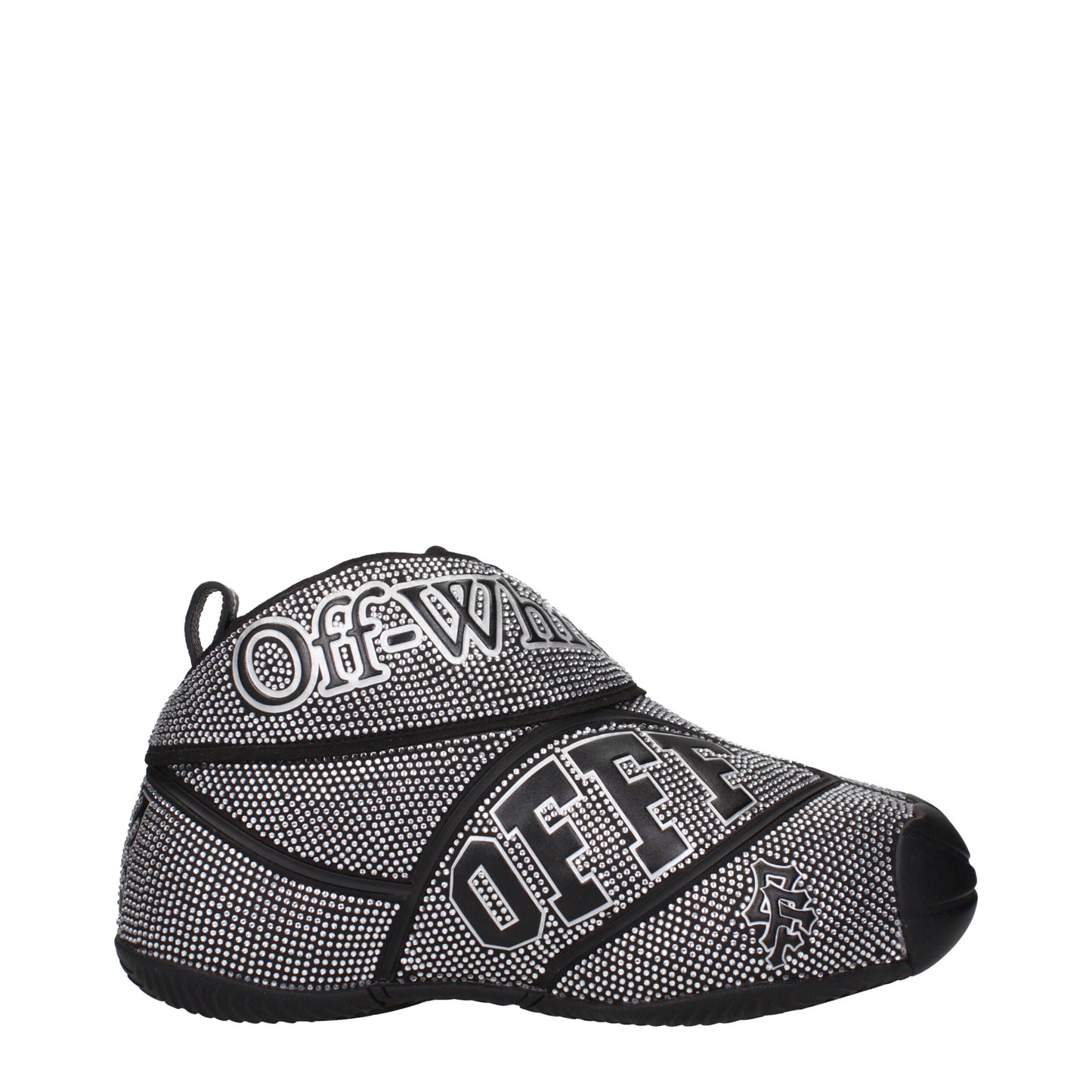 Off-White Black Cotton Sneakers Off-White