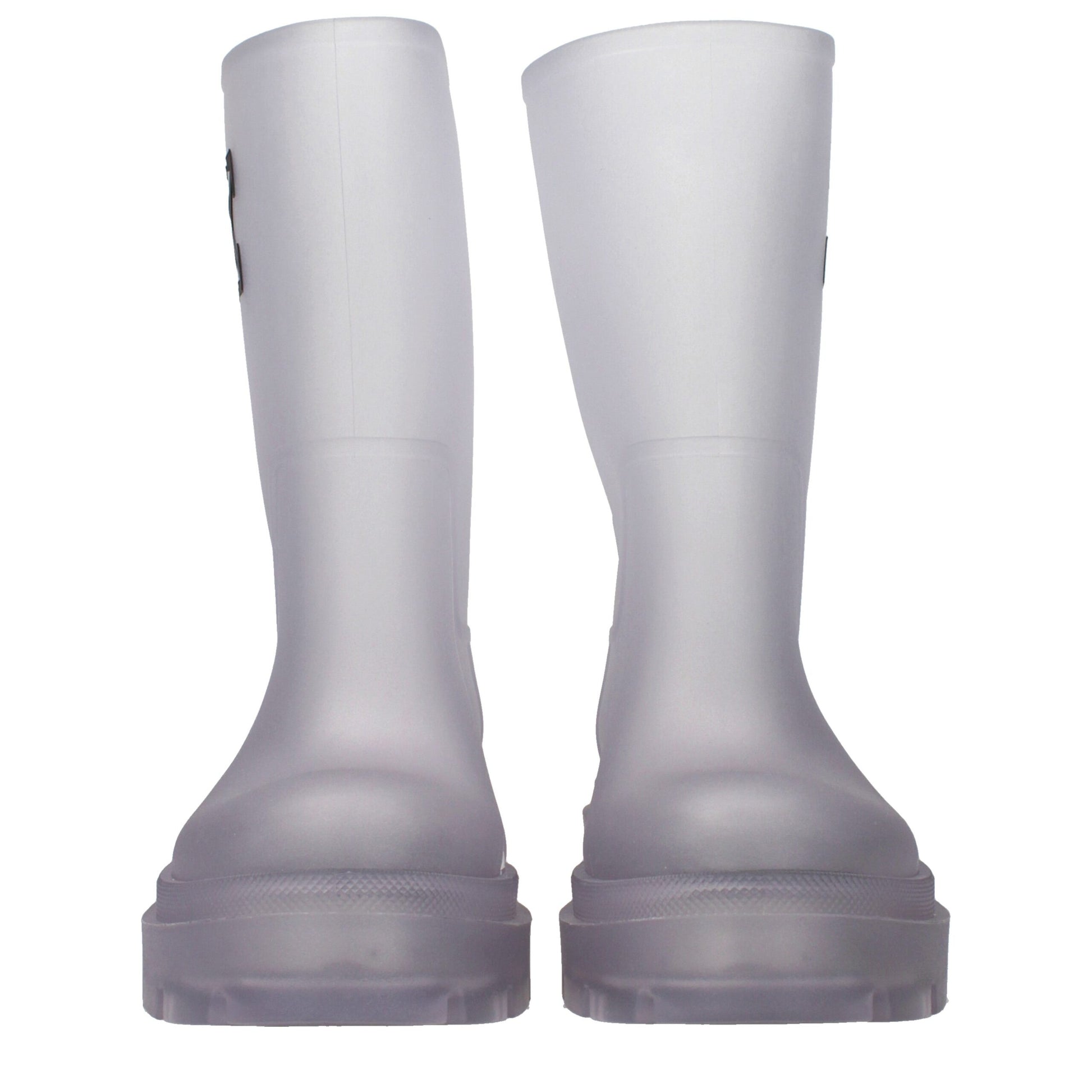 Off-White Transparent Pvc Ankle Boots Off-White