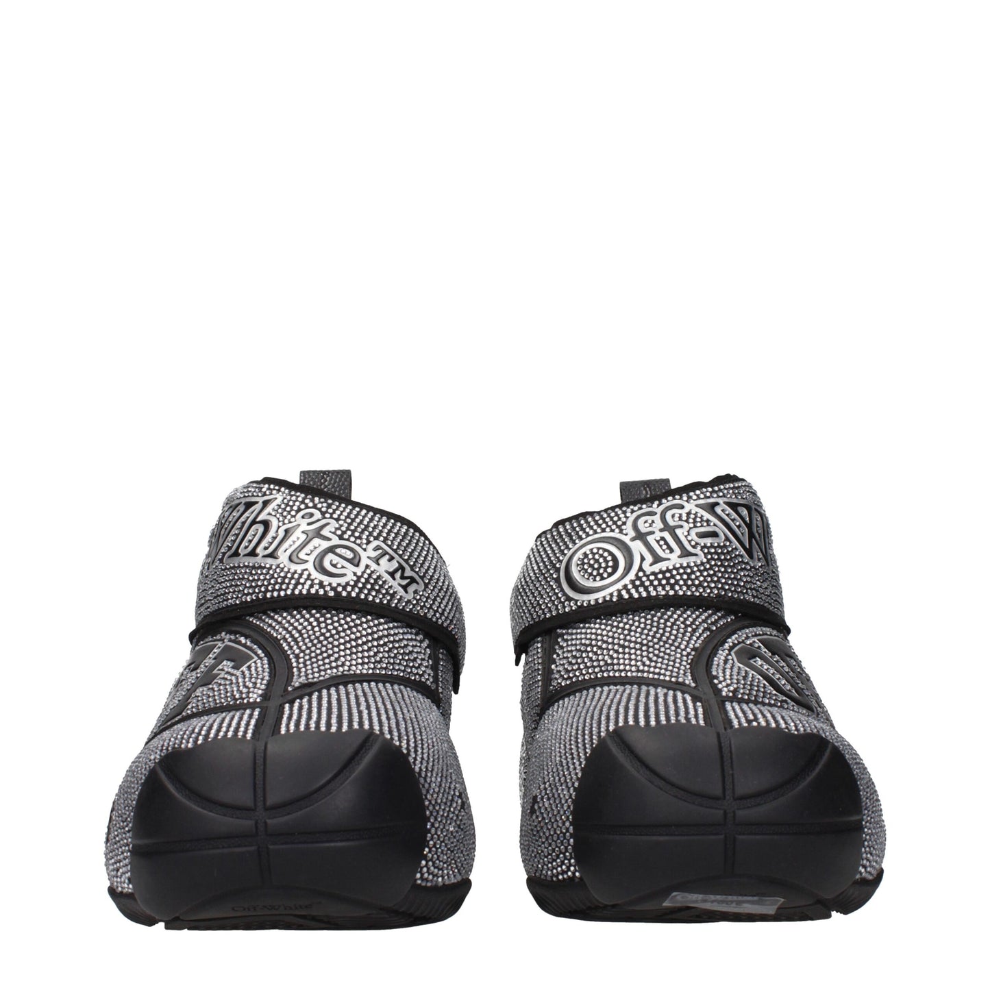 Off-White Black Cotton Sneakers Off-White