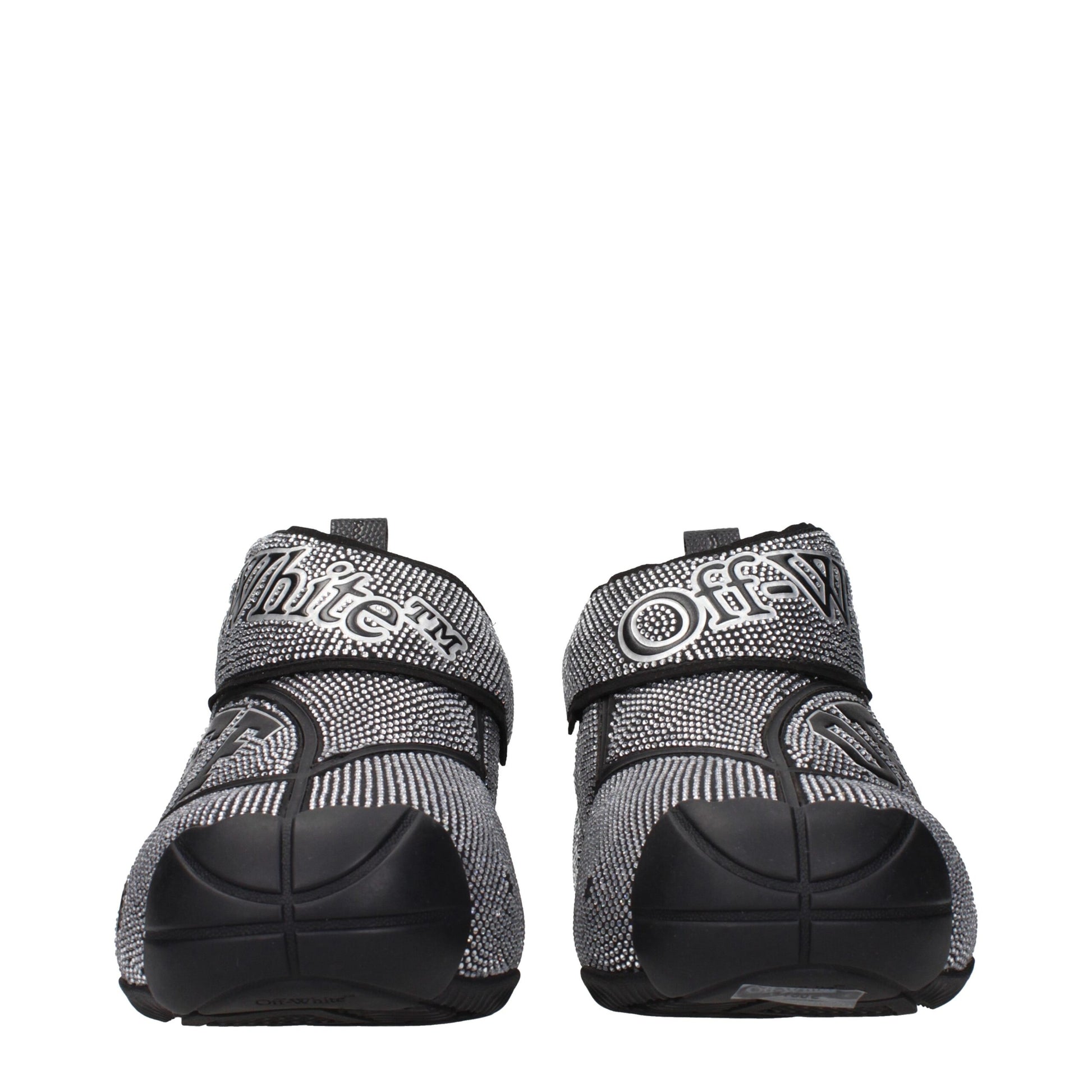 Off-White Black Cotton Sneakers Off-White