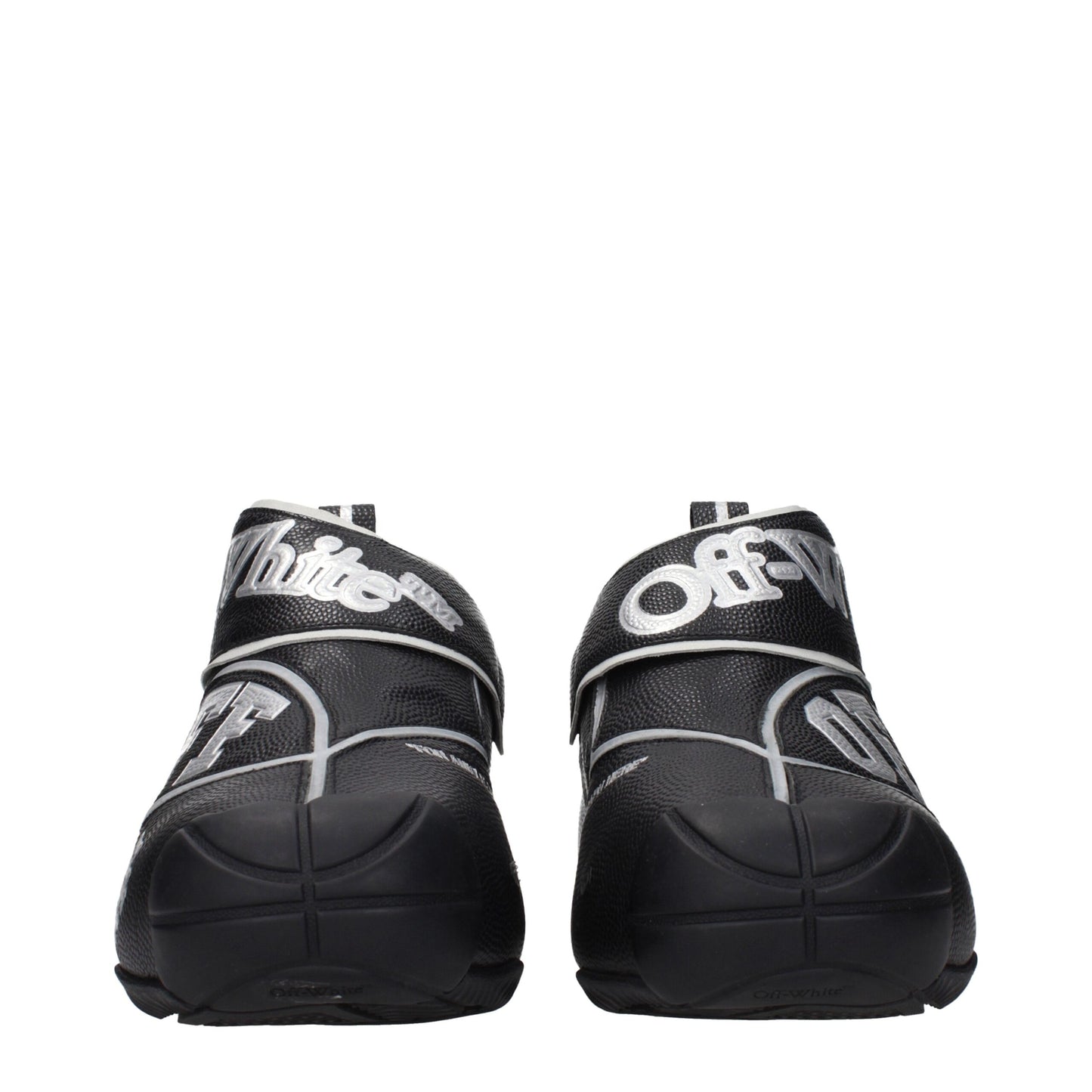Off-White Black Leather High Top Sneakers Off-White