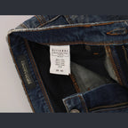 Ermanno Scervino Blue Washed Boot Cut Casual Denim Pants Jeans