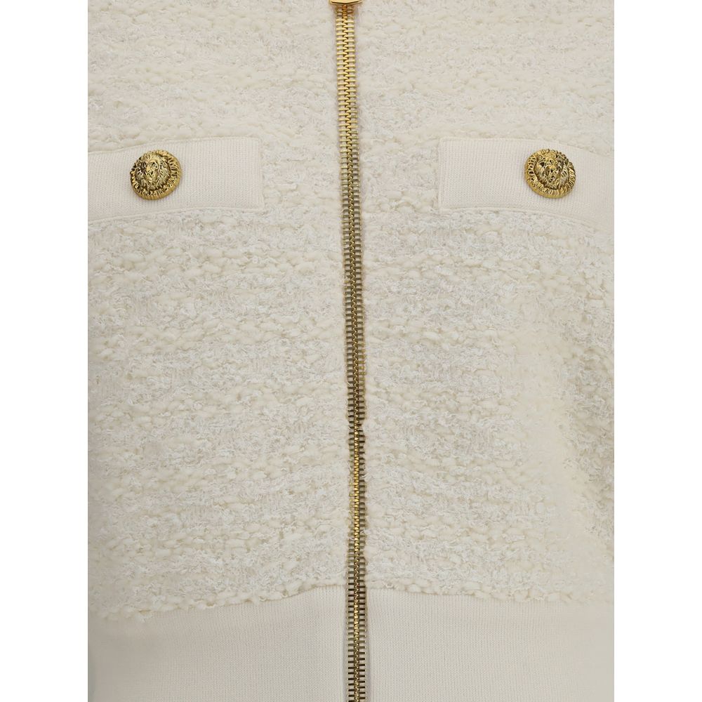 Balmain Tweed Bomber Jacket