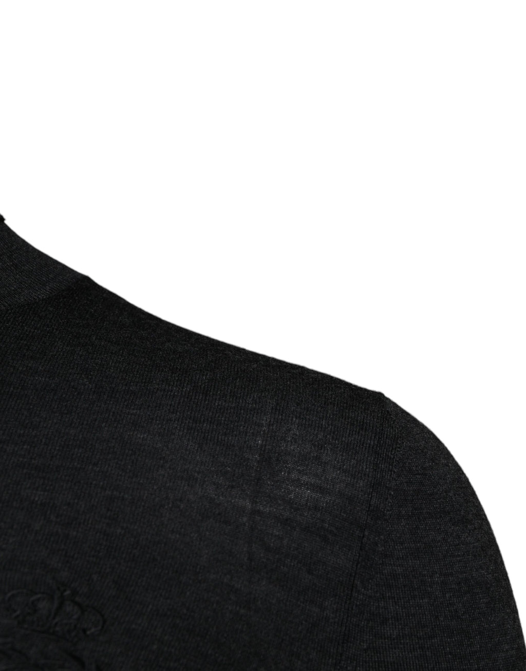 Dolce & Gabbana Black Wool Turtle Neck Men Pullover Sweater - Eljoys Fashion 