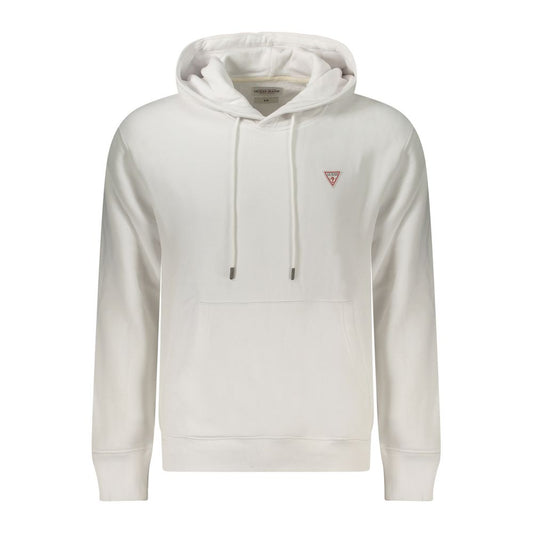 Guess Jeans White Organic Cotton Men Sweatshirt Guess Jeans