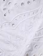 Dolce & Gabbana White Cut Out A-line Sheath Mini Dress